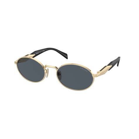 prada brille damen gold|prada sonnenbrille mit symbol.